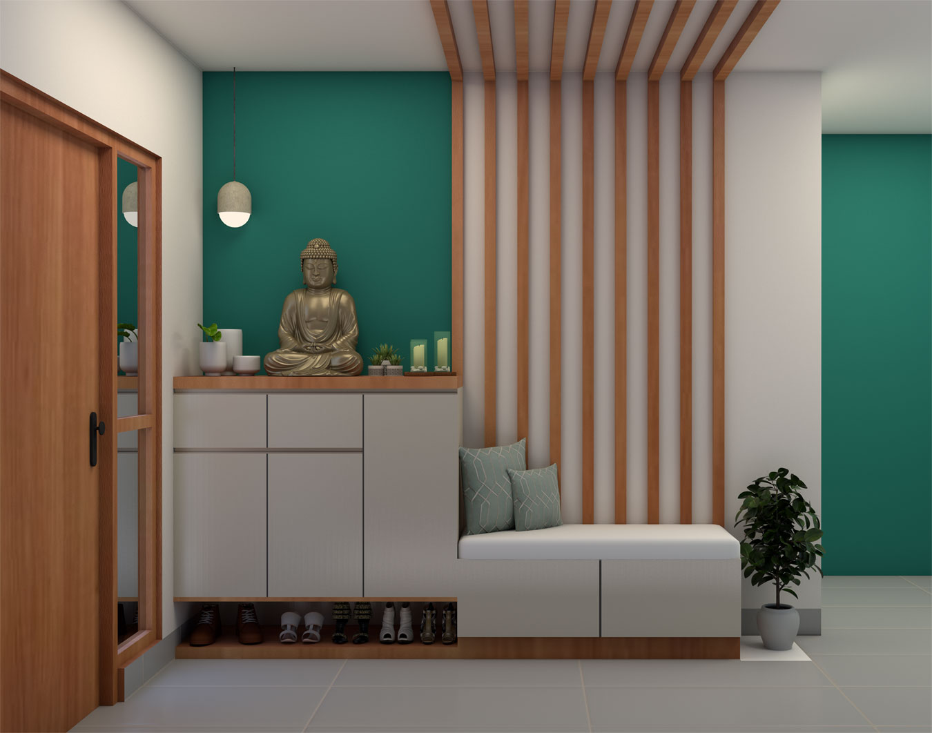Designer Foyer In Jaipur 