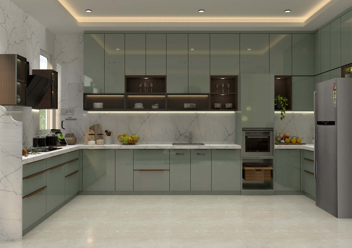 Designer Modular Kitchen 