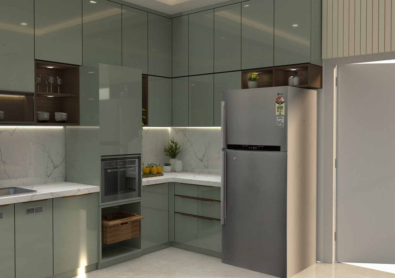 Designer Modular Kitchen 