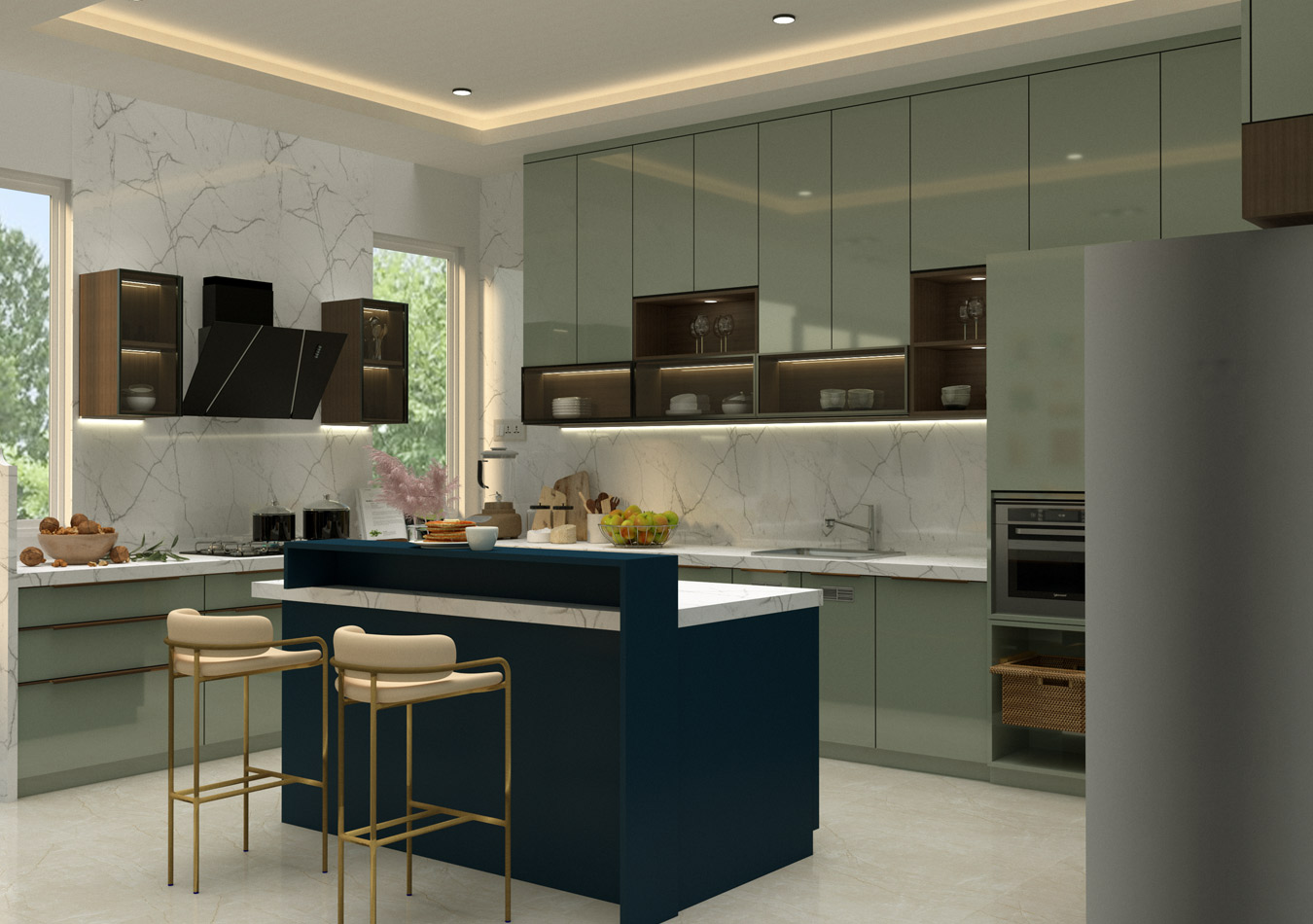 Designer Modular Kitchen 