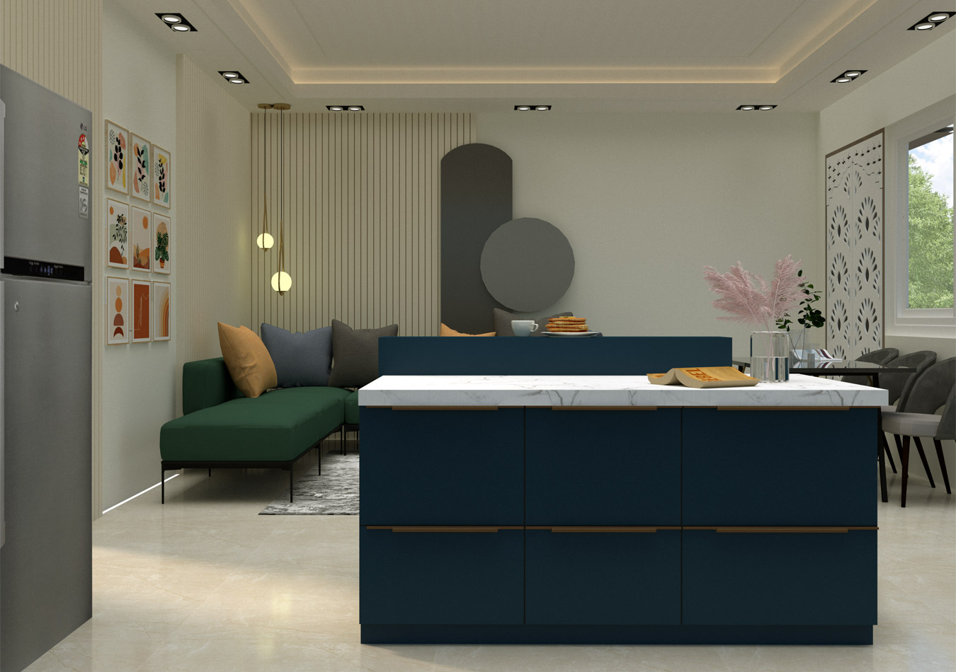 Designer Modular Kitchen 